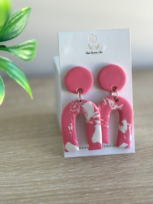Cori Earrings (Pink)