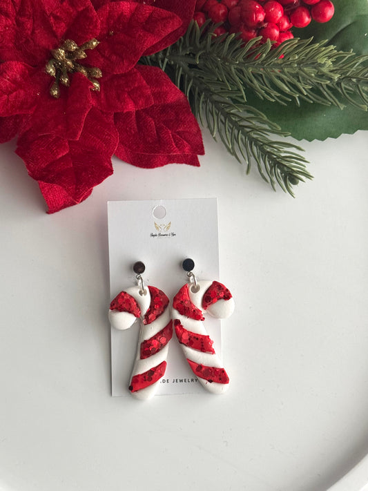 Candy Cane Earring